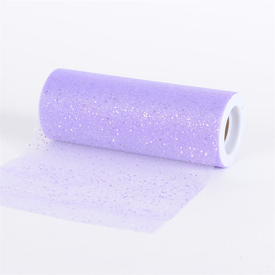 Lavender Confetti Organza 6 Inch Roll 10 Yards