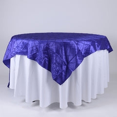 Pintuck Satin Overlays