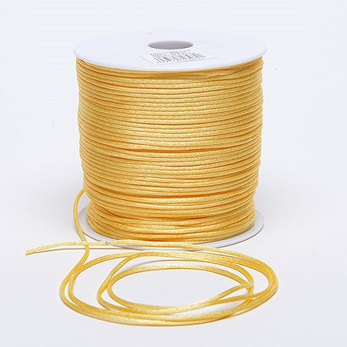 Baby Maize 3 mm Rattail Satin Cord 100 Yards