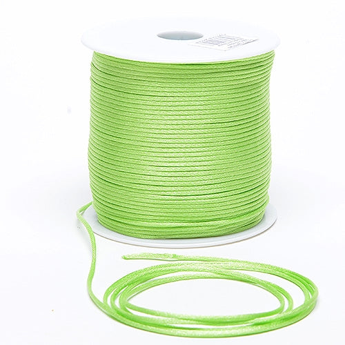 Mint 3 mm Rattail Satin Cord 100 Yards