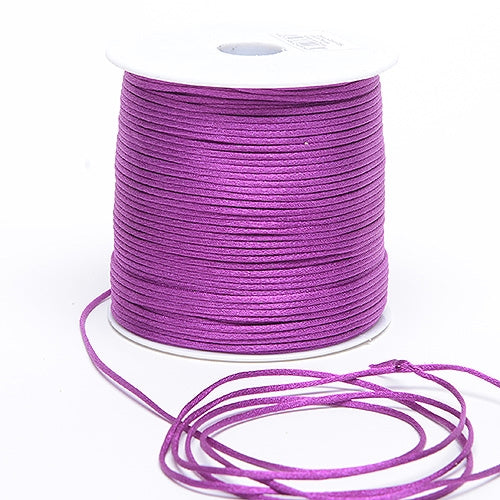 Purple Haze 3 mm Rattail Satin Cord 100 Yards