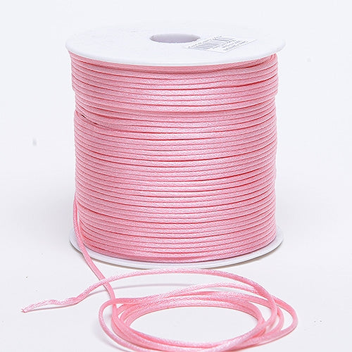 Color 2mm Nylon SATIN CORD RatTail Rat Tail Crafts 10/20/30/50/100yd Yards  Art