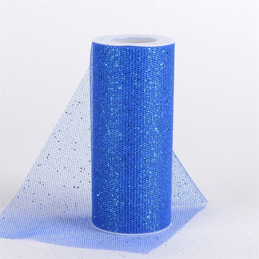 Royal Blue Glitter Net 6x10 Yards