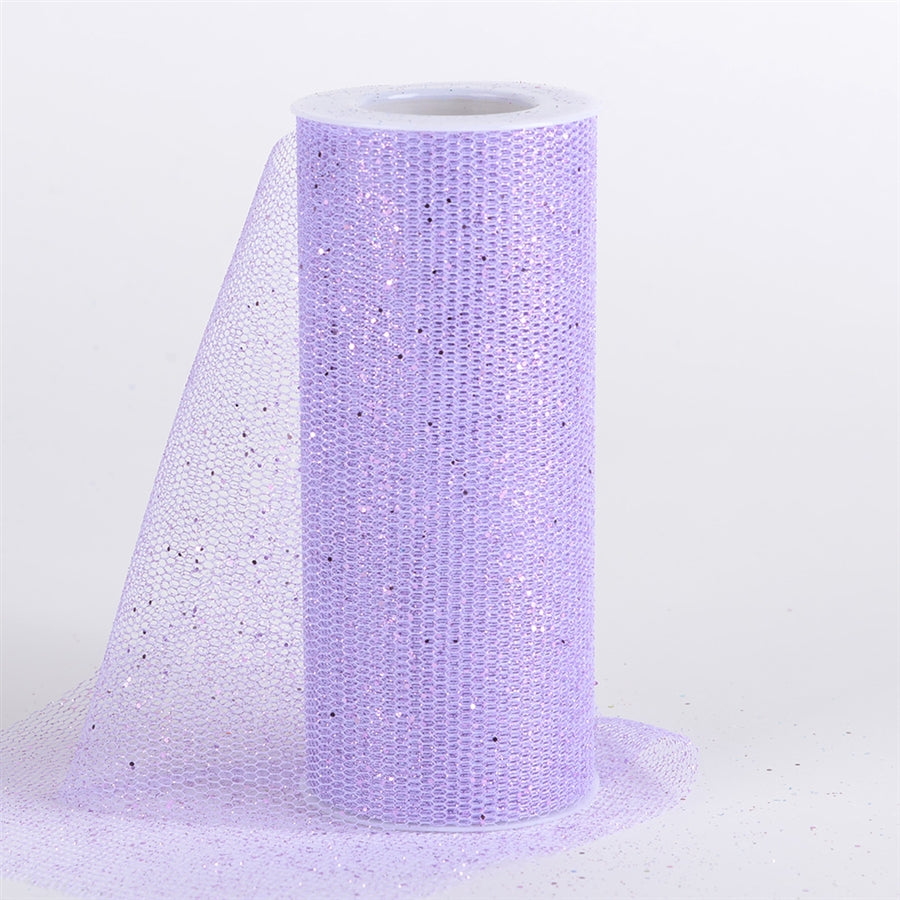 Lavender Glitter Net 6x10 Yards