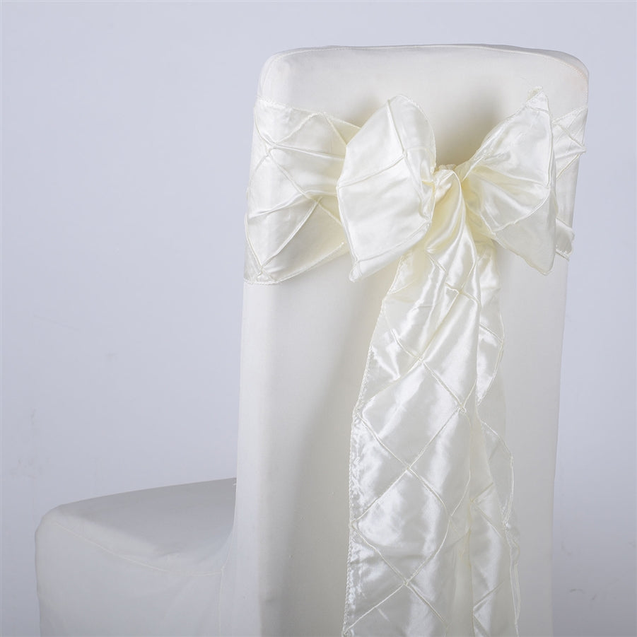 Ivory chair sashes deals