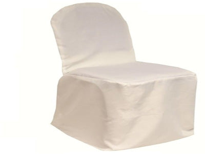 Ivory Poly Banquet Chair Covers