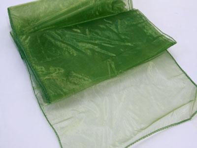 Moss - Organza Table Runners - ( 14 inch x 108 inches )